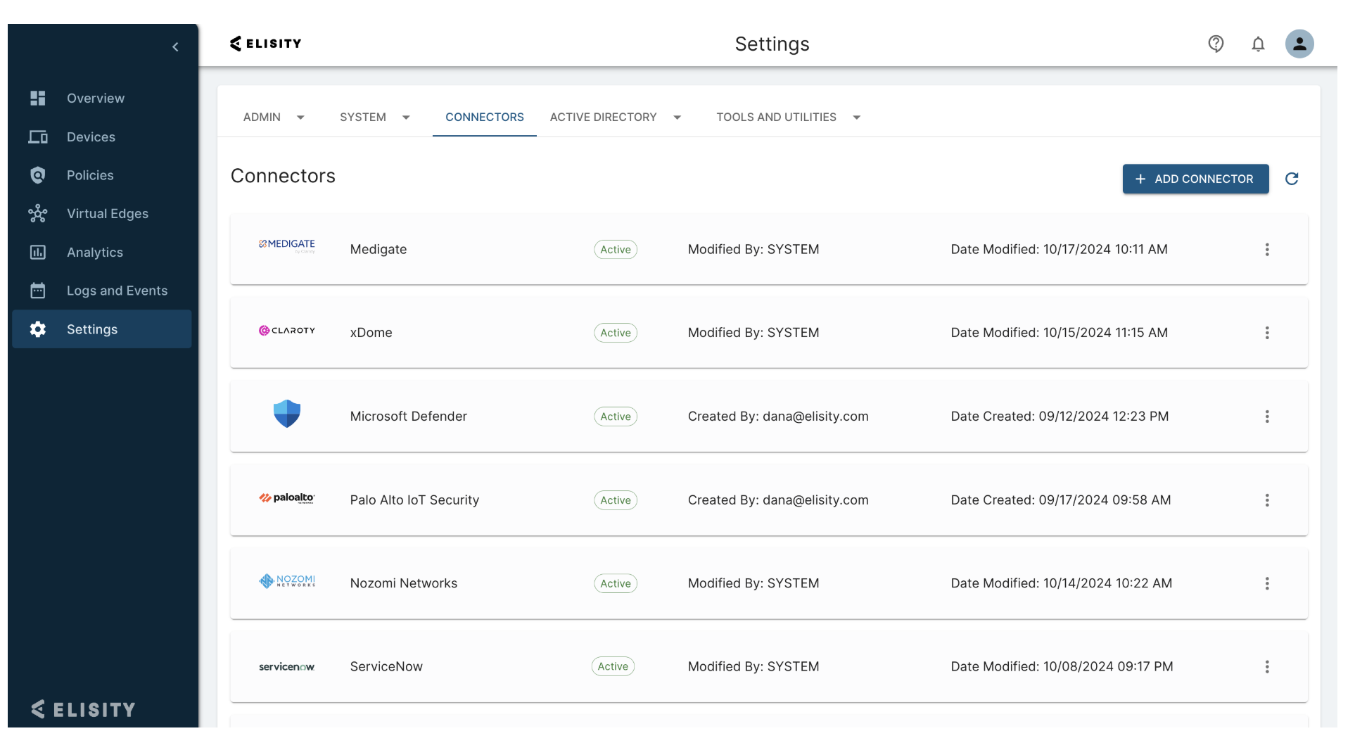 Medigate-Elisity-Integration-Cloud-Control-Center