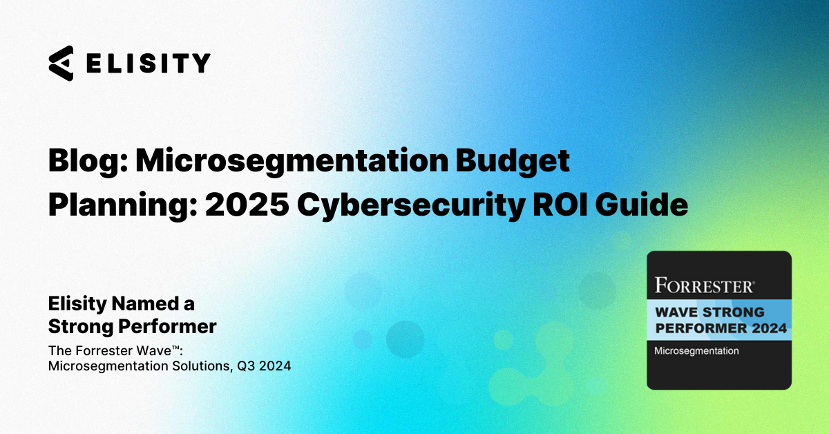 Microsegmentation Budget Planning: 2025 Cybersecurity ROI Guide